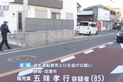 ８５歳老害　会社員男性と母親を轢き逃げして殺害