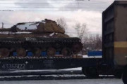 ロシア、輸送される第二次世界大戦中の重戦車『IS-3』目撃？