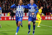 ブライトン、敵地でN・フォレストに競り勝ち7試合ぶり白星！三笘薫は欠場　プレミアリーグ第13節