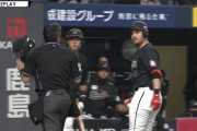 ロッテ・レアード、球審白井への暴言で退場