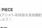 ワンピースさん「GWはアニメ1〜835話をイッキ見しよう！」