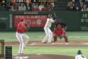 【GIF】巨人･丸、逆転の特大3号2ラン！ｷﾀｰｰｰ!!!!