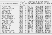 【枠順確定】1/11(月祝)第37回フェアリーステークス(GⅢ)