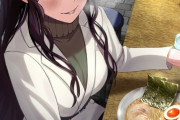 【FGO】ベップミツナカさんの屋台でラーメンを食べるキアラさん！！　冬に食べるラーメン美味いよね！