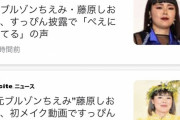 【悲報】元ブルゾンちえみの藤原しおりさん、“元ブルゾンちえみ”としか呼ばれない
