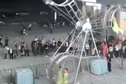 【動画】サーカスのホイール・オブ・デスで演者がふわりと飛んでいく事故。