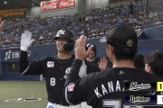 中村奨吾、第4号3ランホームランきたぁぁぁ！本日4打数4安打！ロッテ打線大爆発！！