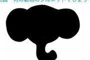 【画像】シルエットクイズ！
