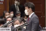 【コニタン仕草】立憲・小西洋之氏「私たちが政権をもっていれば、もっと（命を）救えた」岸田政権のコロナ対策を批判