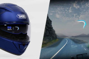 SHOEIが世界初、未来を映すヘッドアップディスプレイ搭載ヘルメットをお披露目