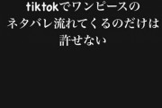 本田翼さんブチギレ「tiktokでワンピースのネタバレ流れてくるのだけは許せない」