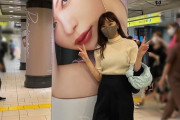 指原莉乃さんの表参道駅『#ririmew』ジャックが本日まで！