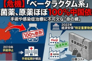 【速報】中国が日本人の命握る抗菌薬　塩野義製薬やMeiji Seikaなど国産企業が国産化へ着手「低い薬価で採算取れず、国の支援は必要」