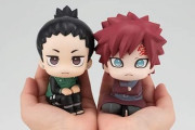 《NARUTO》るかっぷ「奈良シカマル」「我愛羅」予約開始！通常のフィギュアと比べて目が合いやすくなっています。首は可動で表情をつけることができます