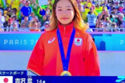 スケボー金メダル取った吉沢恋14歳、すごすぎる