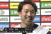 サヨナラ打の日ハム宇佐見「あ～やっちゃったぁ…からのおっしゃぁ！」」