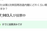 【悲報】「キシダヤメロ！キシダヤメロォ！！」51％　毎日新聞世論調査
