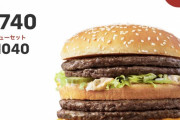 【画像】マックさん、1個740円のとんでもないハンバーガーを販売してしまうｗｗｗｗｗｗｗｗｗ