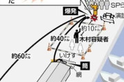 【悲報】岸田テロのパイプ爆弾、蓋だけ爆発で60m先の壁に突き刺さっていた事が判明するｗｗｗｗｗ
