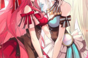 【FGO】ノ間さんのバレンタイン礼装のトリ子＆モルガン様！！　二人が幸せそうなの最高すぎる！
