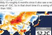 【灼熱】中国で気温「52.2℃」を記録！過去最高を更新、この暑さはまだ続く模様…新疆トルファン盆地の町