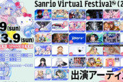 【Vtuber】Sanrio Virtual Festival 2025、全参加アーティスト発表！