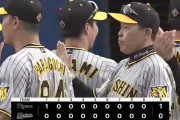 阪神の日曜日→○●○○○○○○●○ 8勝2敗