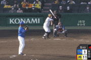 阪神　5回　糸原もタイムリーヒットで先発全員安打