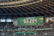 Ｊ１昇格プレーオフ決勝にＪ２最多５万３２６４人が来場