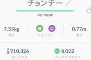 【ポケモンGO】チョンチーの名前変更案、何かいいのある？