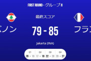 【バスケW杯2023】フランスが全くやる気のない戦いぶりでレバノンに大苦戦…