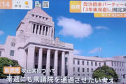 自民党「わかりました。政治資金パーティーは全面禁止しましょう。」→改正案を来週提出