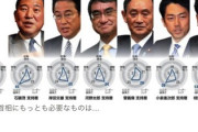 【世論調査】朝日新聞「次の首相に求める資質は！6人を比較」→無関係な人が入ってますよ？誤植ですか？