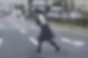 道路の子猫を救出する女子高生の映像が再び話題に