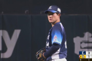 西武與座、緊急登板で今季初勝利！