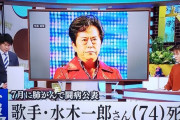 【訃報】 水木一郎さん、肺がんで死去　74歳