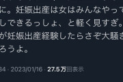 【悲報】Twitter、「帝王切開」がトレンド入り「帝王切開の痛みがわからない男はクソ！」