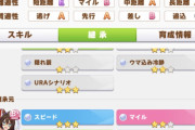 【ウマ娘】青3赤3因子、皆さんはどれくらい持っている？←「ウチは1年半やって赤青3はこんだけだぞ」