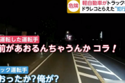 蛇行運転の軽自動車の運転手「あおんなや！」とトラック運転手に逆ギレし鉄棒持ち出すも警察呼ばれると逃げるｗｗｗｗｗｗｗｗ