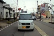 【福井】意識が飛んでいた軽自動車に正面から突っ込まれてしまう瞬間。