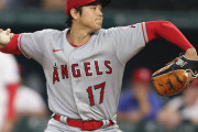 大谷翔平6回99球2失点　6勝目の権利を持って降板