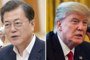 【韓国】文大統領、トランプと首脳電話会談 ... G7会議への招待、喜んで応じる