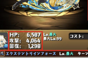 【パズドラ】裏万寿はリーベが必須の多色でいけそうだな、スキルターン+2までループ可能