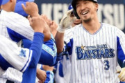 DeNA梶谷隆幸（32）.318 19本47打点盗塁13OPS.932　7400万→今オフFA野手最大の目玉