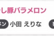 おだえり「ドボンのプレイヤー名を直近で食べたご飯の名前に1日3食分変えます」