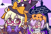 【FGO】ハロウィンのえっちゃん＆マシュ！！　デフォルメされた二人も可愛いです！！