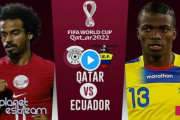 ◆W杯◆A組1節 カタール×エクアドル ホスト国カタール、W杯デビューの開幕戦で黒星…・バレンシア2発でエクアドル完勝