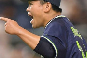 ヤクルト田口、マウンドに『かつ』という文字を書いて降板（7回0失点）