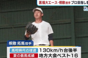 鴻巣出身の大学左腕・桐敷拓馬が評価爆上げ