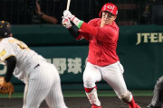 セＣＳも２位・広島が先制！阪神・村上が小園に三塁打を浴び、秋山に犠飛を許す　岡田監督は１点ＯＫシフト